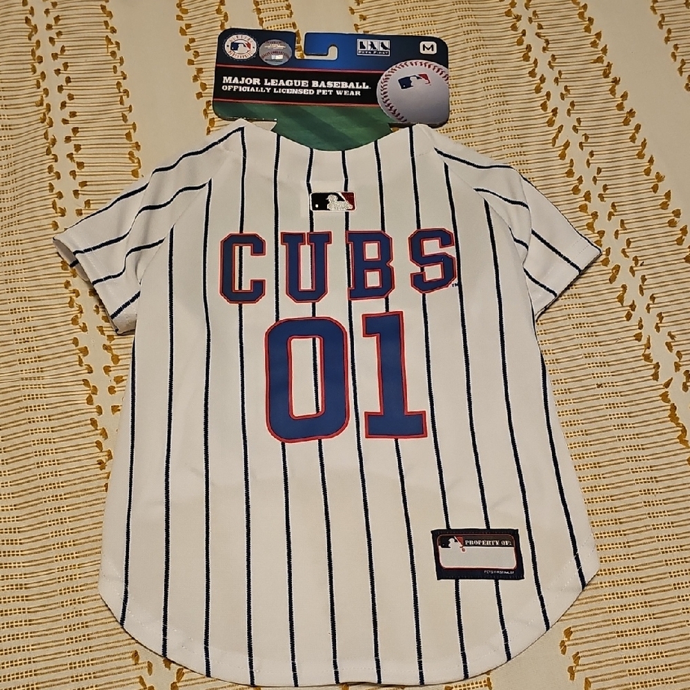 Pets First White and Blue Dog Jersey